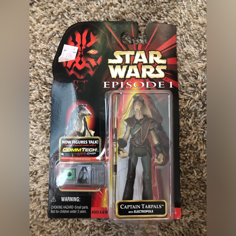 Star Wars E1 Captain Tarpals / Mint on Cardback Sealed / 1998